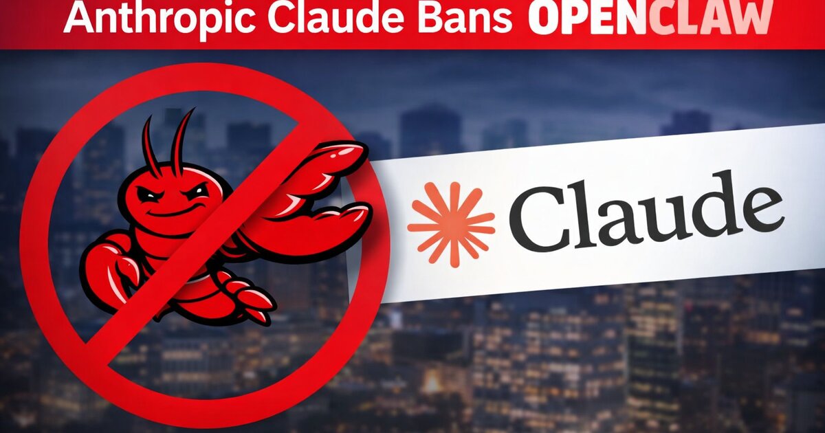 Anthropic Bans Openclaw when using Claude Subscription 